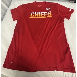 Kansas City Chiefs Nike Dri-fit T-shirt Size 2XL Red/yellow